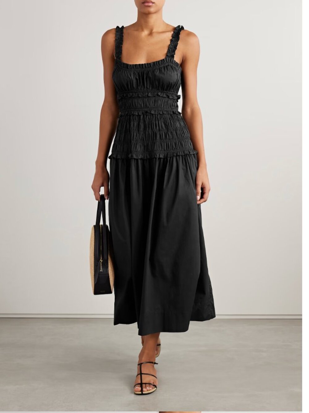Doen Marianne Dress (Black, XXS)